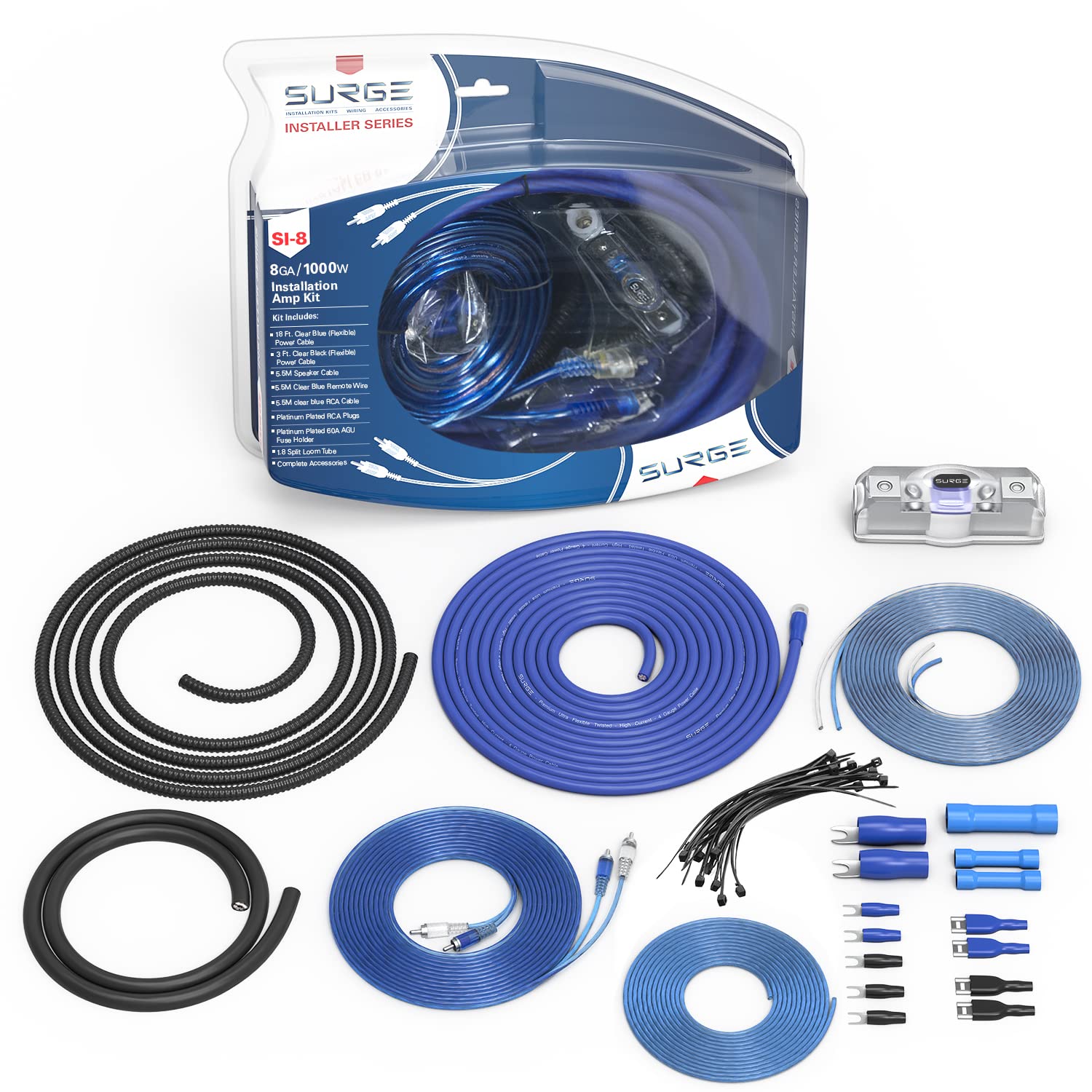 Surge Series Amplifier Wiring Kit 8 Gauge Amp Kit True