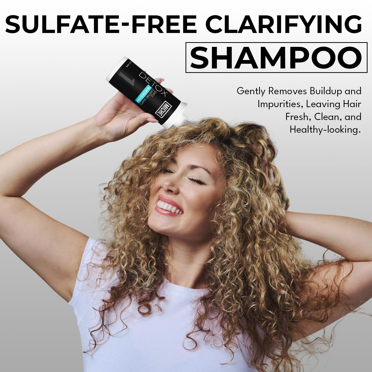 NOVIIML Clarifying Shampoo zum Trocknen, Schütteln