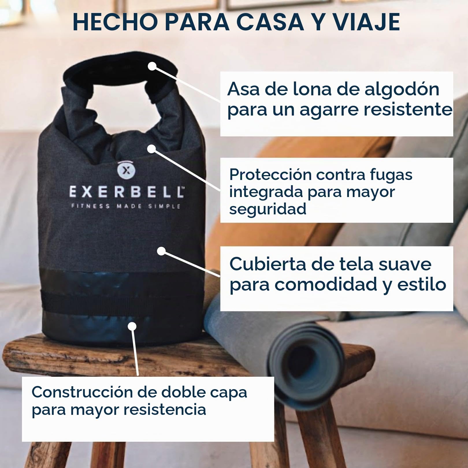 Pesas rusas plegables y ajustables para entrenamiento, bolsa de arena (color: azul)