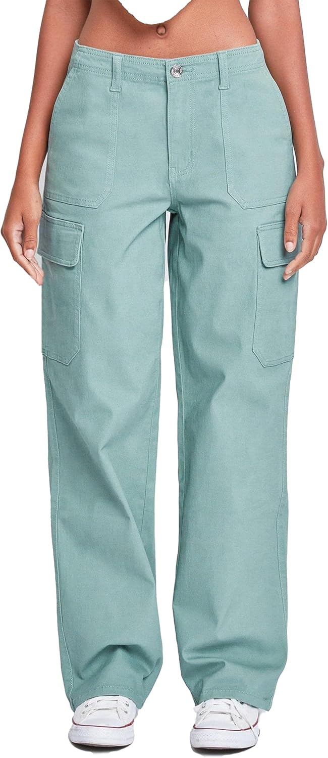 YMI Jeans Women’s High Rise Straight Leg Cargo Pants