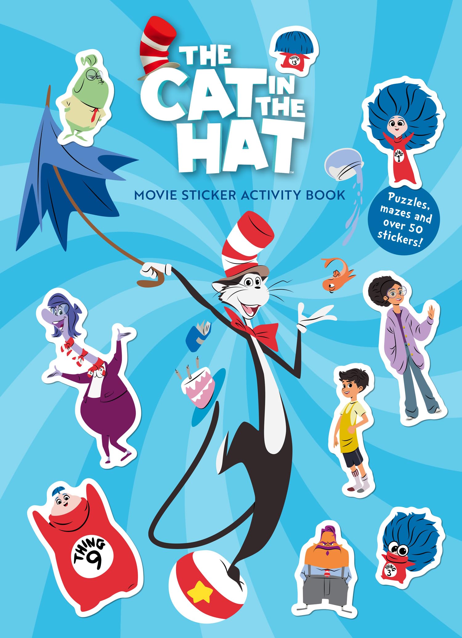 The Cat in the Hat: Movie Sticker Activity Book: Sticker activity fun for kids aged 4+ based on the new Cat in the Hat movie, soon to be a major motion picture!