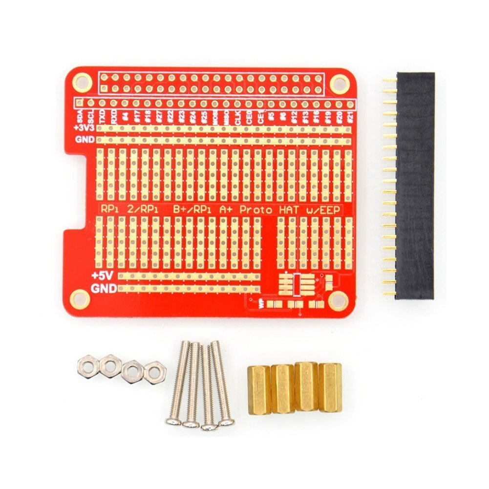 DIY Proto Hat Shield for Raspberry Pi 3/2 Model B/B+/A+ by Atomic Market
