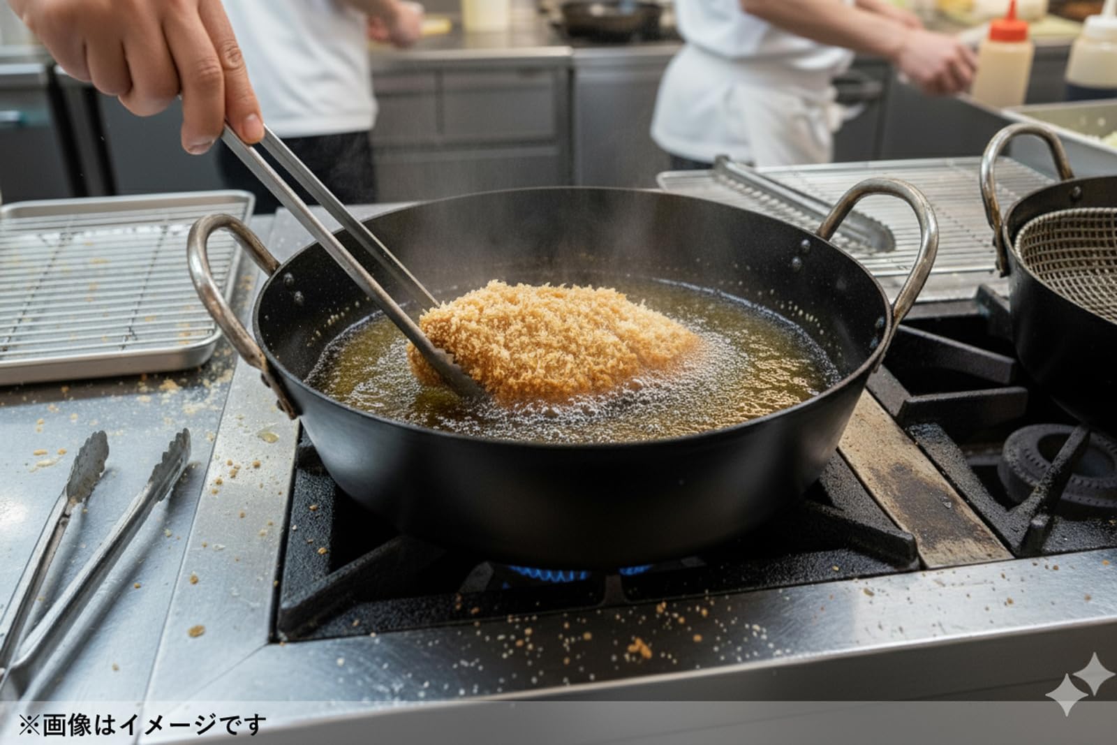 Amazon｜カンダ 天ぷら鍋 揚げ鍋 鉄 45cm 16.7L 日本製 002179 プロ