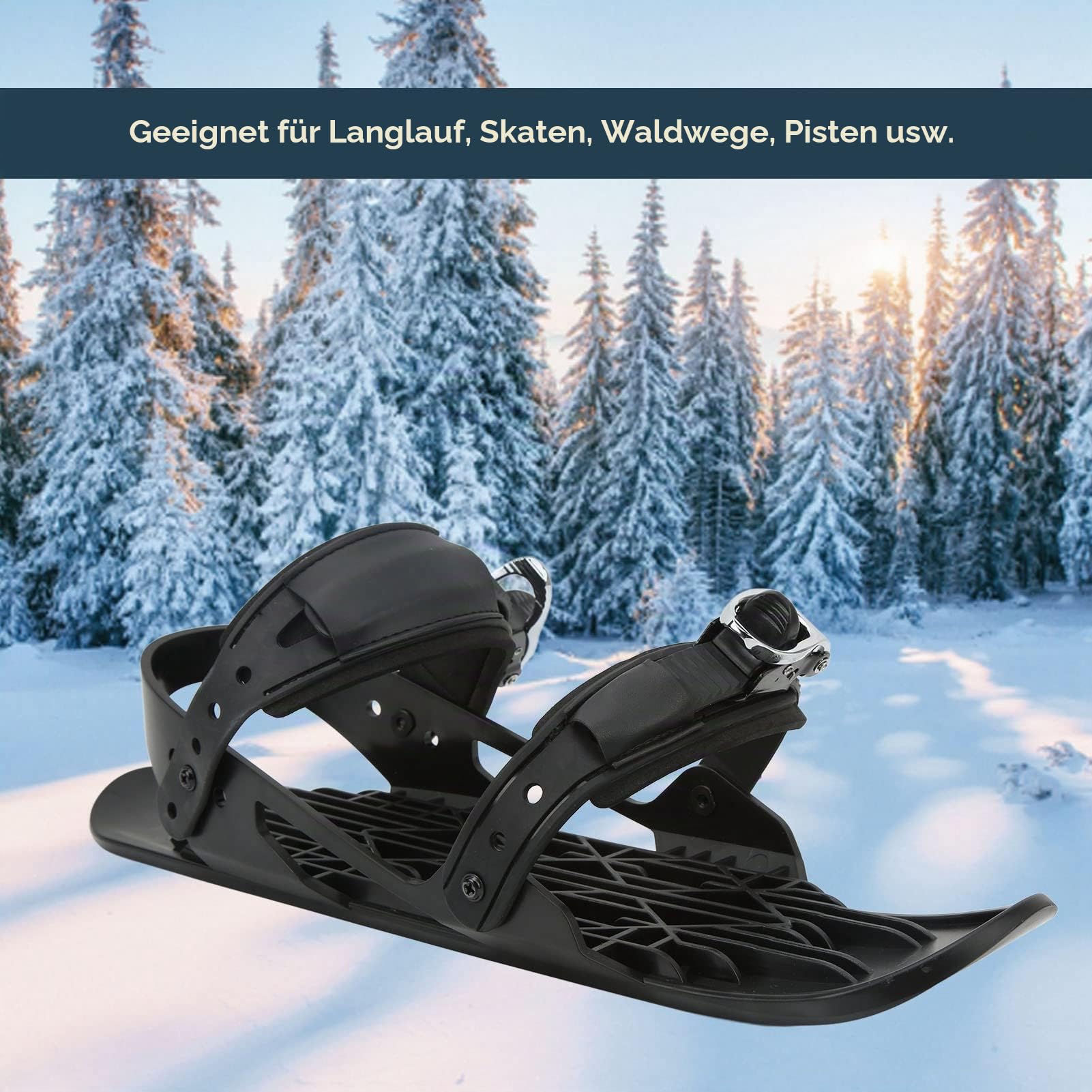 Snowskate Bindung Snowboard Bindung Mini Skistiefel Snowblades Erwachsene Verstellbar Snowskates Kurz Snowblades Skiboards Winterskischuhe