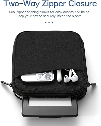 Vista 6 de Funda protectora de transporte de 6 a 7 pulgadas para Kindle Paperwhite de 11ª generación 2024/2022 de 6 pulgadas de 10ª/8ª generación 2019/2016