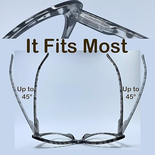 Miniatura 3 de RLOZRN Lentes de lectura para mujer, diseño de ojo de gato, bloqueo de luz azul, bisagra de resorte flexible, antirreflejos UV