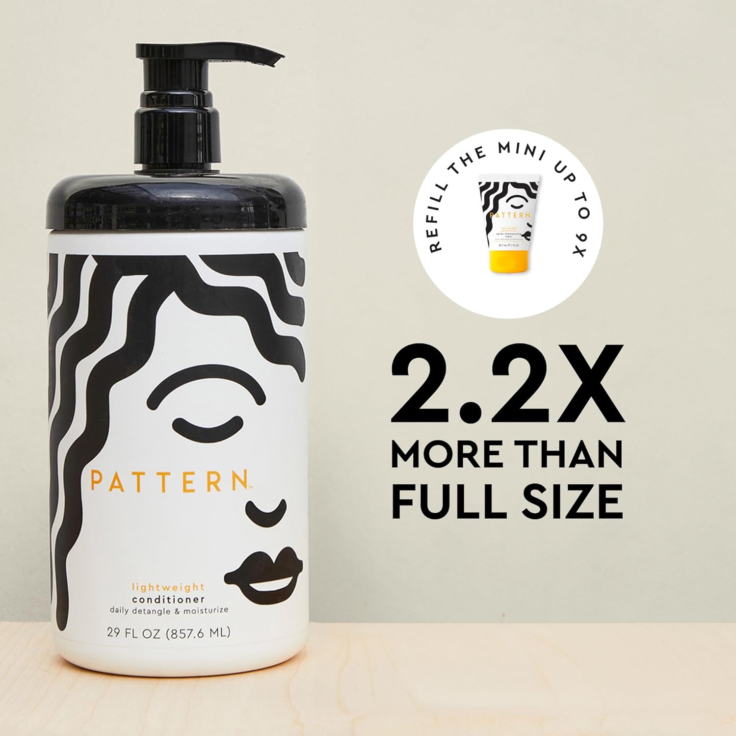 PATTERN Beauty by Tracee Ellis Ross Lightweight Conditioner, 29 Fl Oz, Rich Moisture for Curlies, Coilies and Tight-Textured Hair, 3a-4c - Image 7