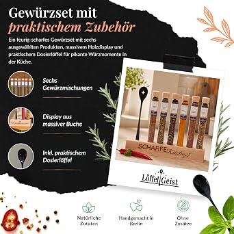 Löffelgeist® Spice Set Sharp Kitchen