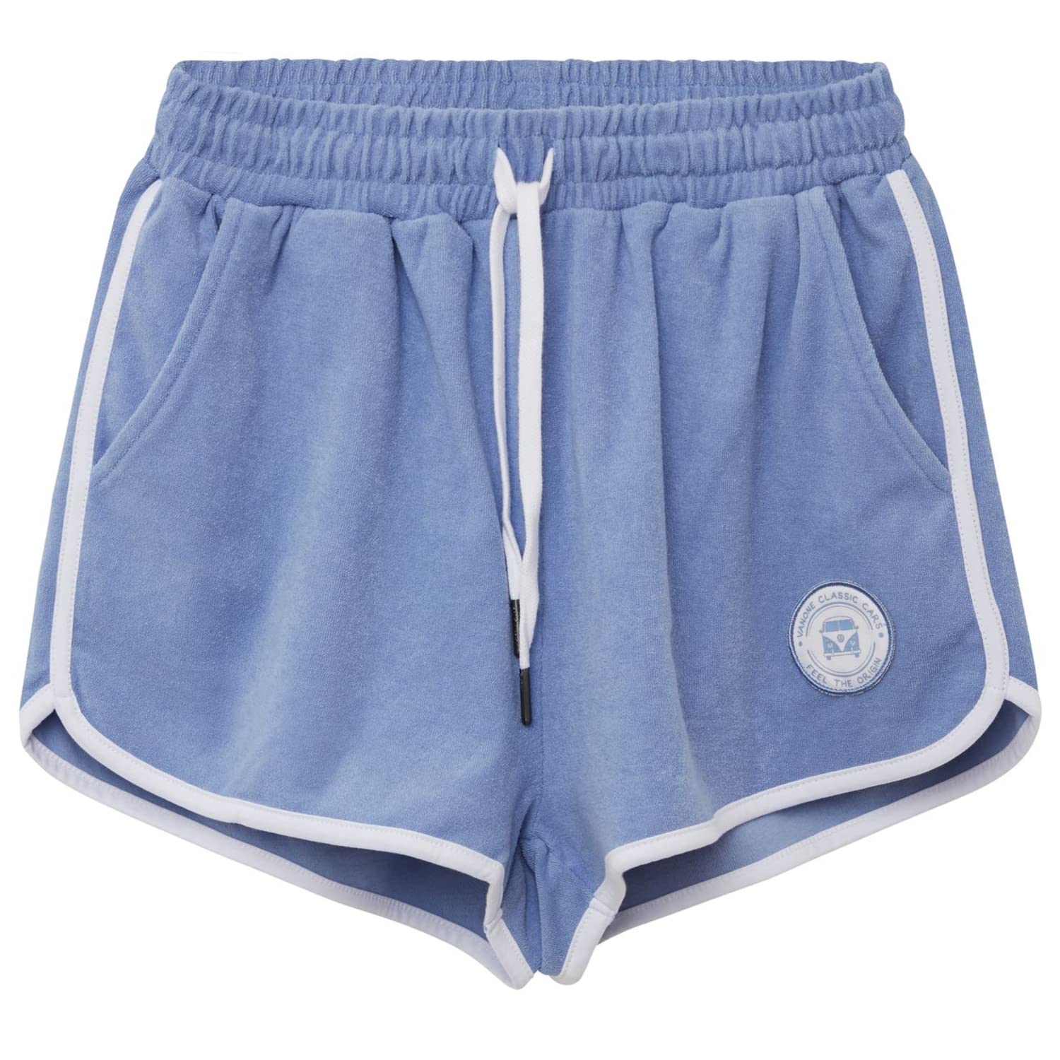 Van One Classic Cars Damen Surf Club Frottee Shorts, Lavender