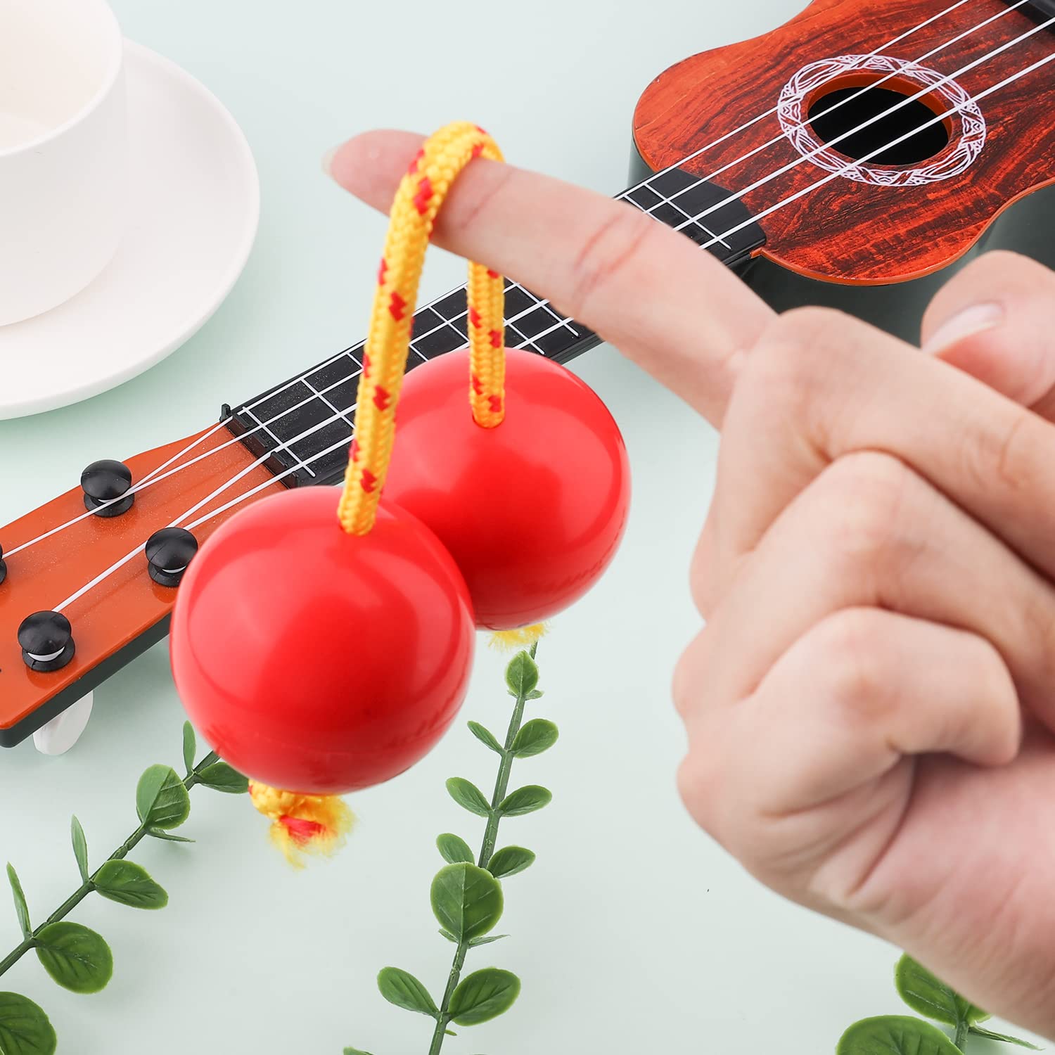 Sonagli Africani Kashaka A Doppia Zucca - Strumento Percussione A Mano Per Musica E Divertimento - Foto 13