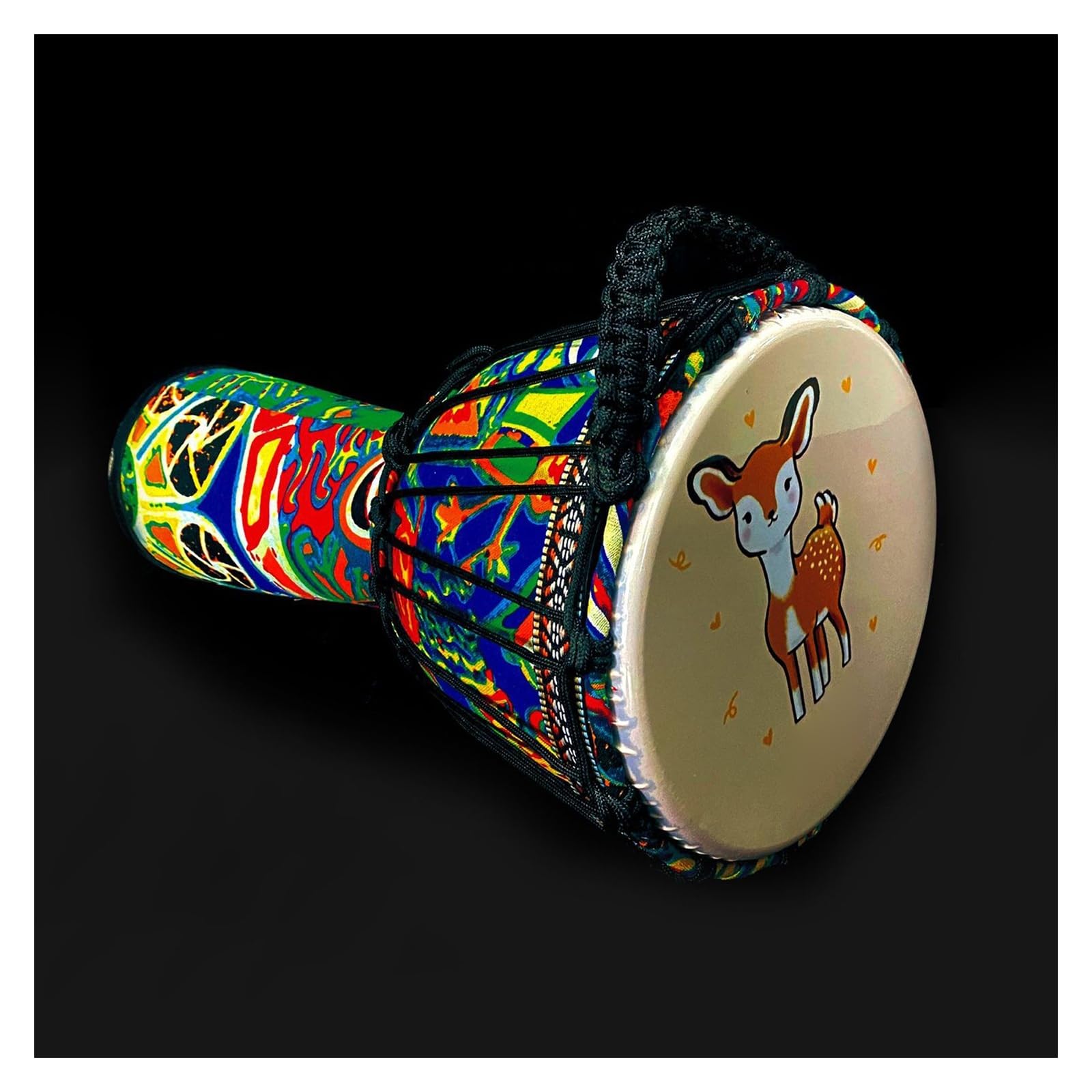 Profesjonalny Djembe 8,5-calowy Bęben Afrykański Z PCV Dla Początkujących, Profesjonalnych Graczy Na Ręcznym Instrumencie Perkusyjnym (Color : A)
