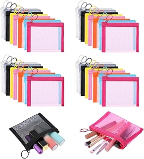 32 bolsas de malla con cremallera para lápiz ...