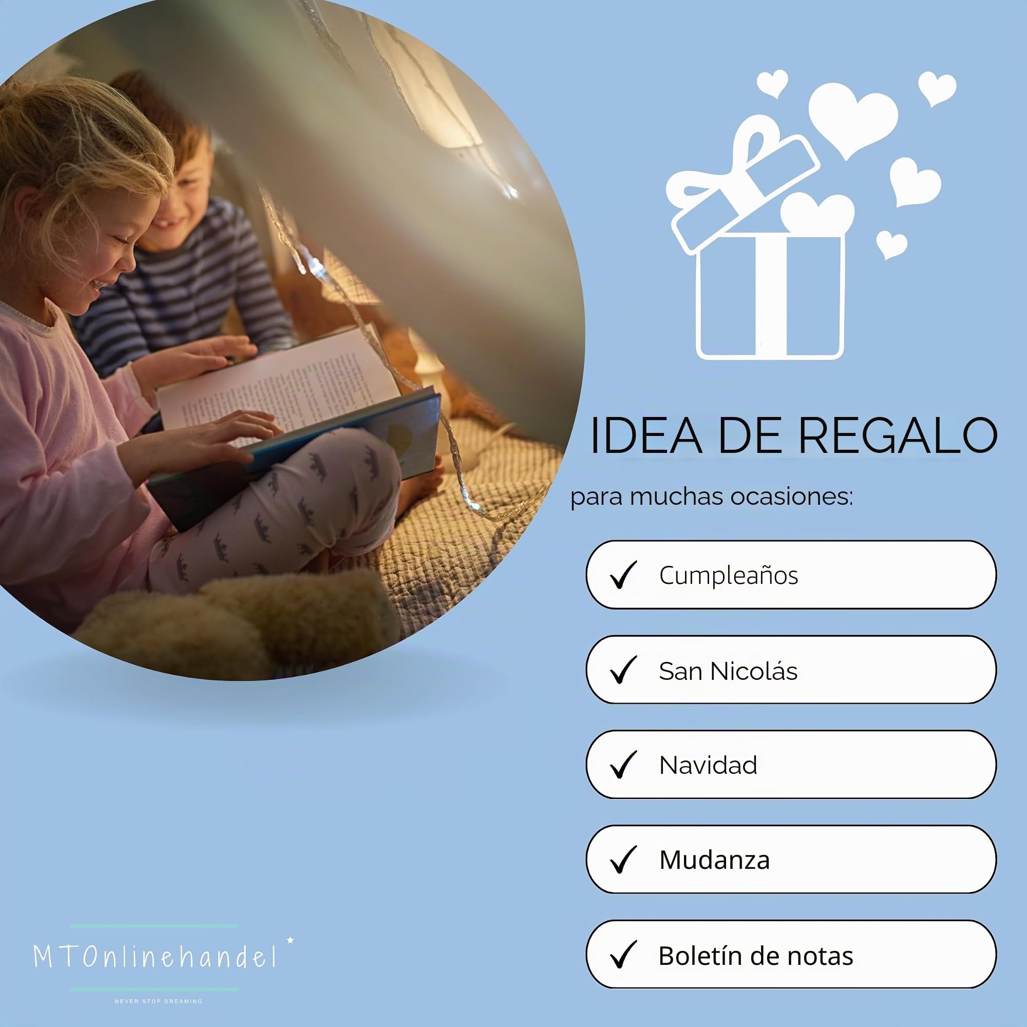 MTOnlinehandel Bluey Ropa de cama de algodón de 135 x 200 cm, para niñas y niños, diseño reversible, 1 funda de almohada de 80 x 80 cm + funda nórdica de 135 x 200, Öko Tex