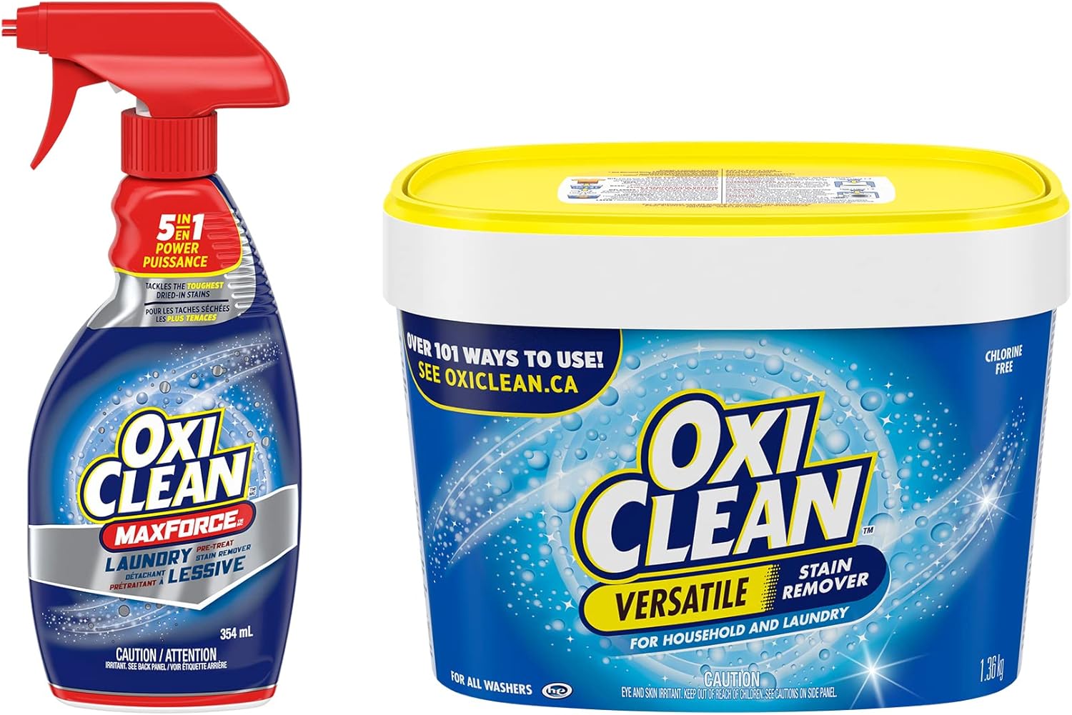 OxiClean Max Force Laundry Stain Remover and Versatile Stain Remover