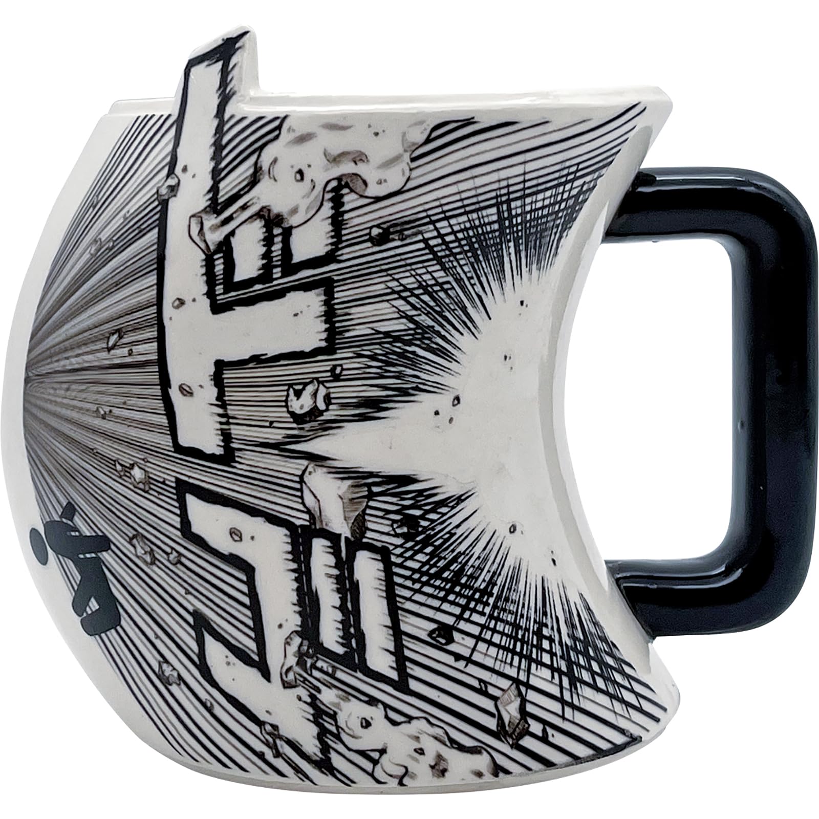 Funny Tableware Comic Mug Large Approx. 5.5 4.7 inches 24.0 fl oz (710 ml) Dogo