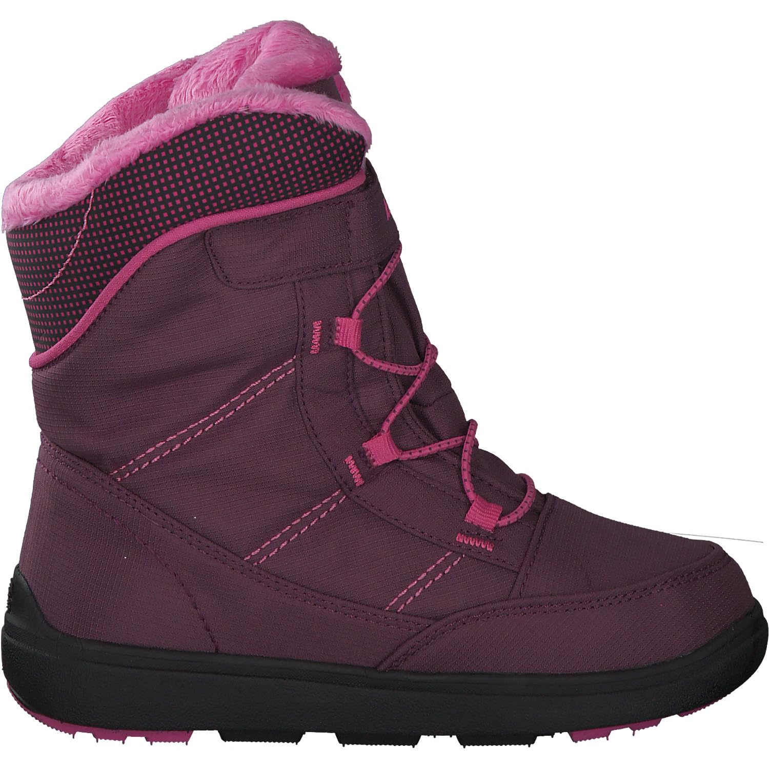Kamik Southpole4 Kinder Schneestiefel Stance - Wasserdichte Winterstiefel Warm gefüttert - Jungen und Mädchen Stiefel - Perfekt für den Kinderfuß magenta EU32