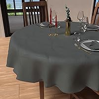 Soleil d'ocre Luxury Tovaglia Anti Macchia, Grigio