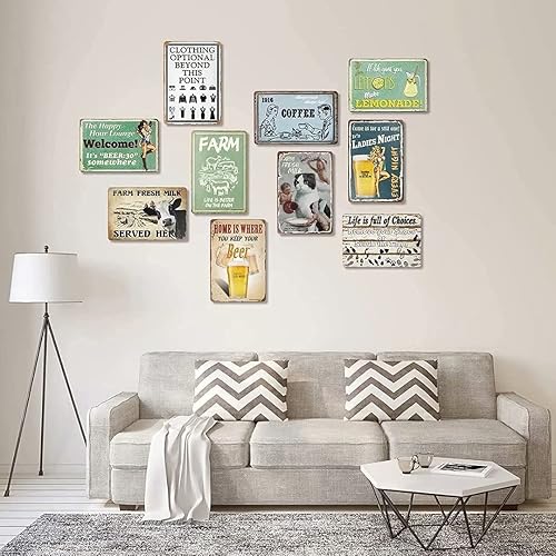 Miniatura 5 de Letreros de metal de propiedad privada, 8 x 12 pulgadas, sin óxido, impresión de tinta UV, duradero, resistente a la intemperie, para el hogar