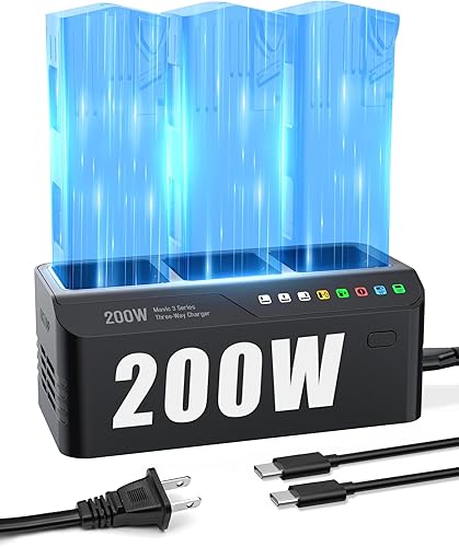 200W DJI Mavic 3 Pro Battery Charging Hub, Mavic 3.5X(1hr to Charge 3 Batteries) Fast Battery Charger for DJI Mavic 3ProClassicEnterpriseThermal