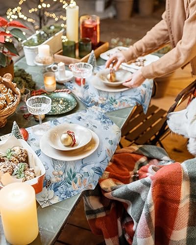 Vista 315 de Juego de 6 manteles individuales rojos para el día de San Valentín, diseño de corazón de San Valentín, resistentes al calor, lavables, manteles