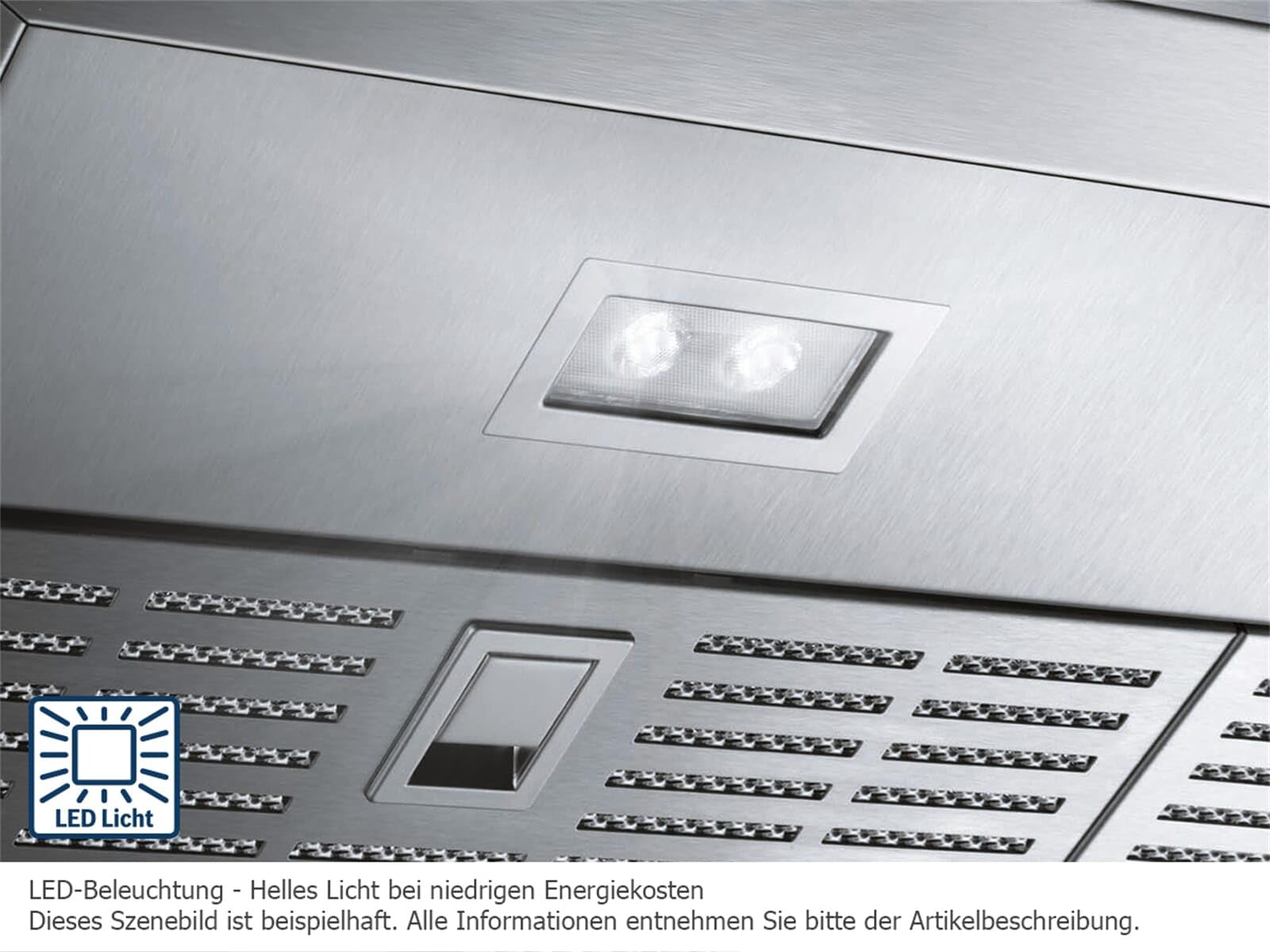 Bosch Serie 4 Unterbauhaube 60 cm Umluft Abluft LED-Beleuchtung Metallfettfilter spülmaschinengeeignet Braun