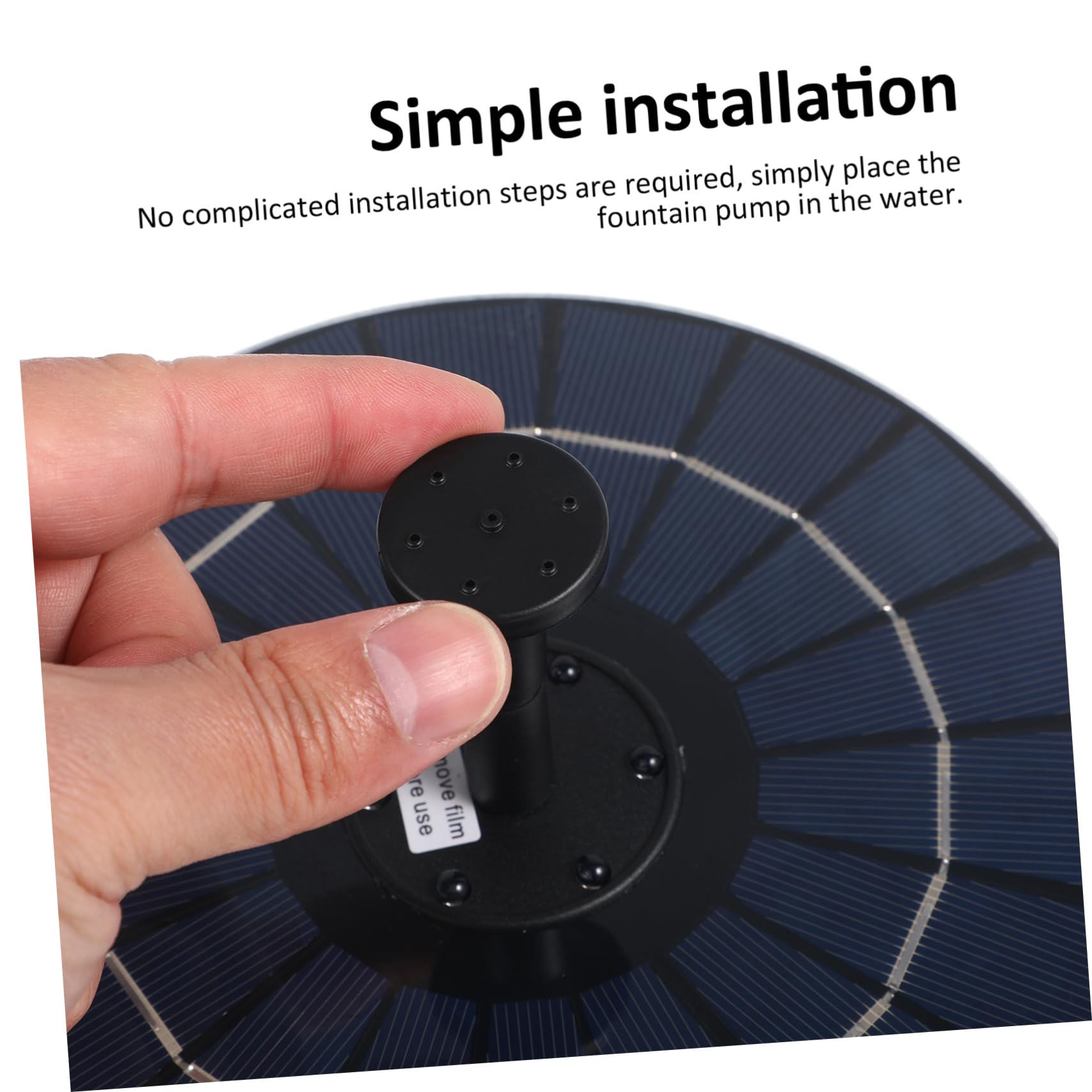 Fuente Solar Flotante Bomba 9v/4w, Luces RGB, para Jardín