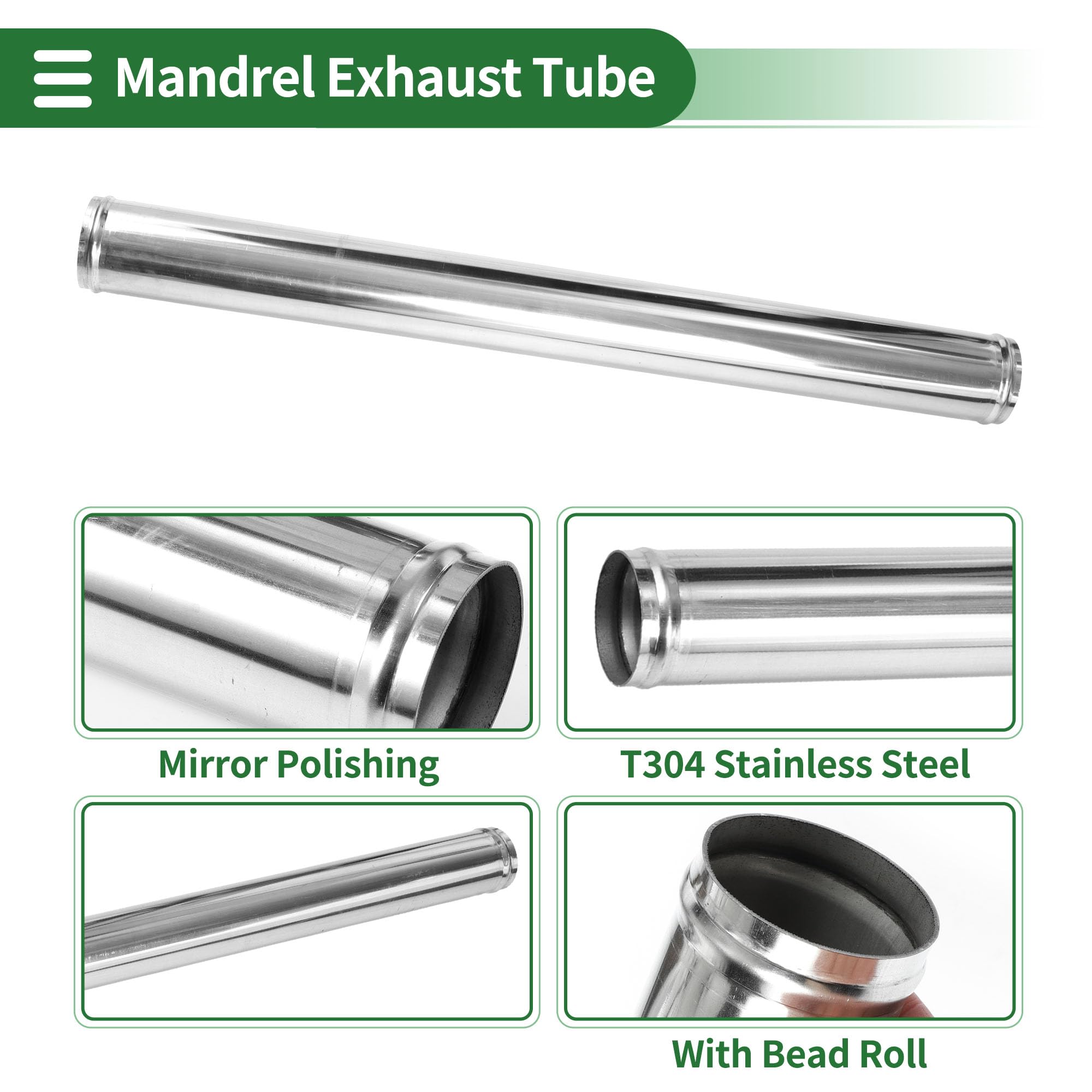 Universal 3"inch 76mm O/D 2meter T304 Stainless Steel Tube - Foto 3