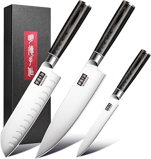 MDHAND Professional Japanese Chef Knife Set