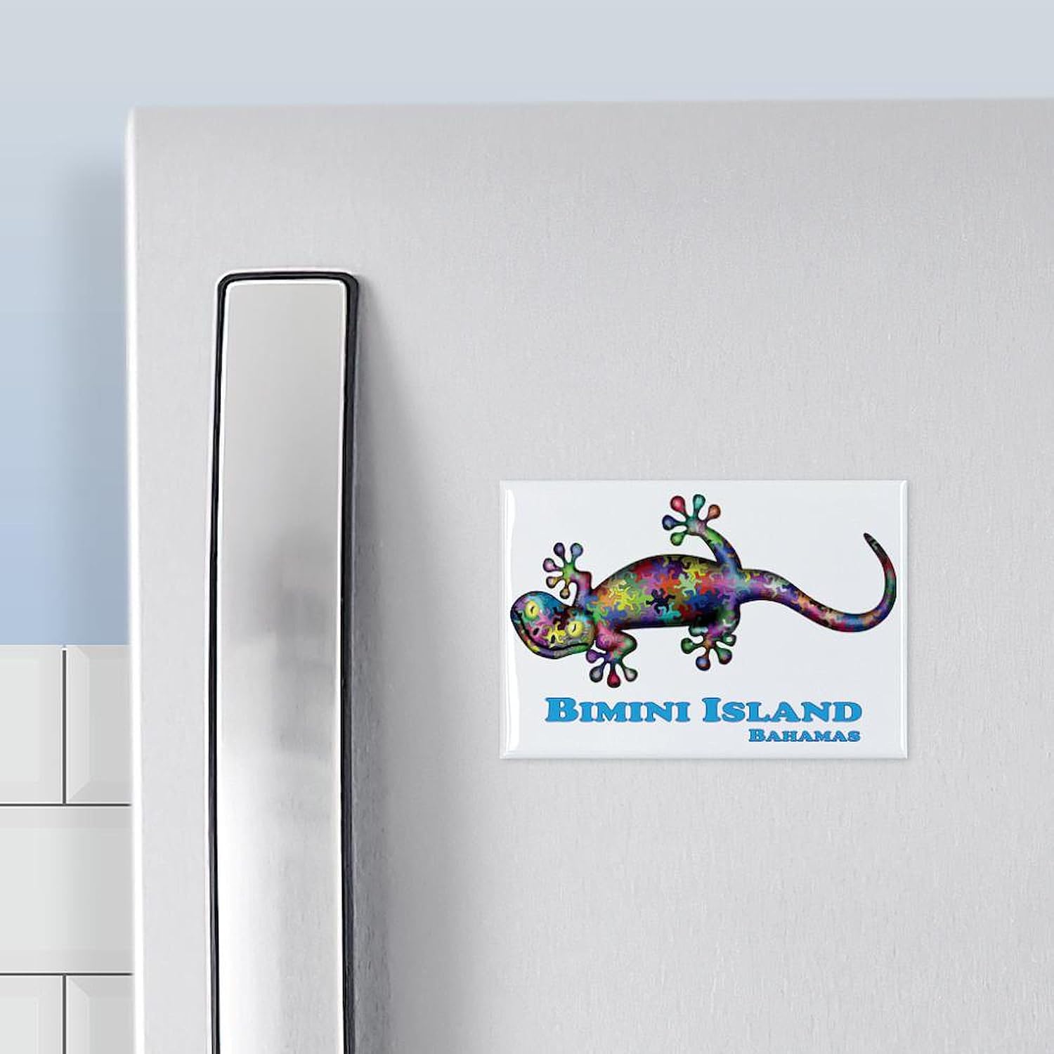 CafePress Bimini Island Gecko Rectangle Magnet, 3"x2" Refrigerator Magnet