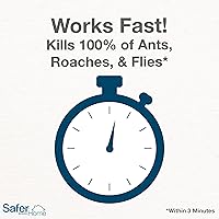 Vista 3 de Safer Home Indoor Ready-to-Use Spray - Made with Natural Oils - 24 fl oz - SH110 - Quickly Kills Ant, Fly, Roach, Spider, Silverfish & Flea Indoors
