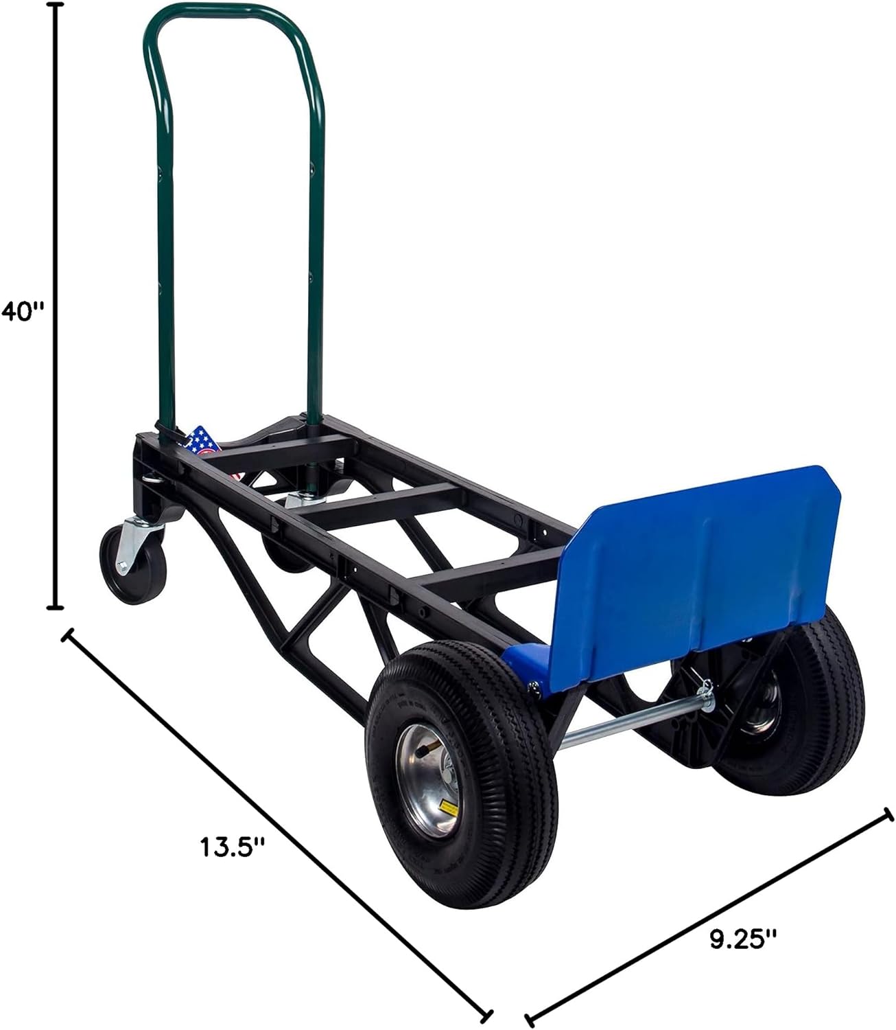 700 lb Capacity Ultra Lightweight Super Strong Nylon Convertible Hand Truck & Dolly
