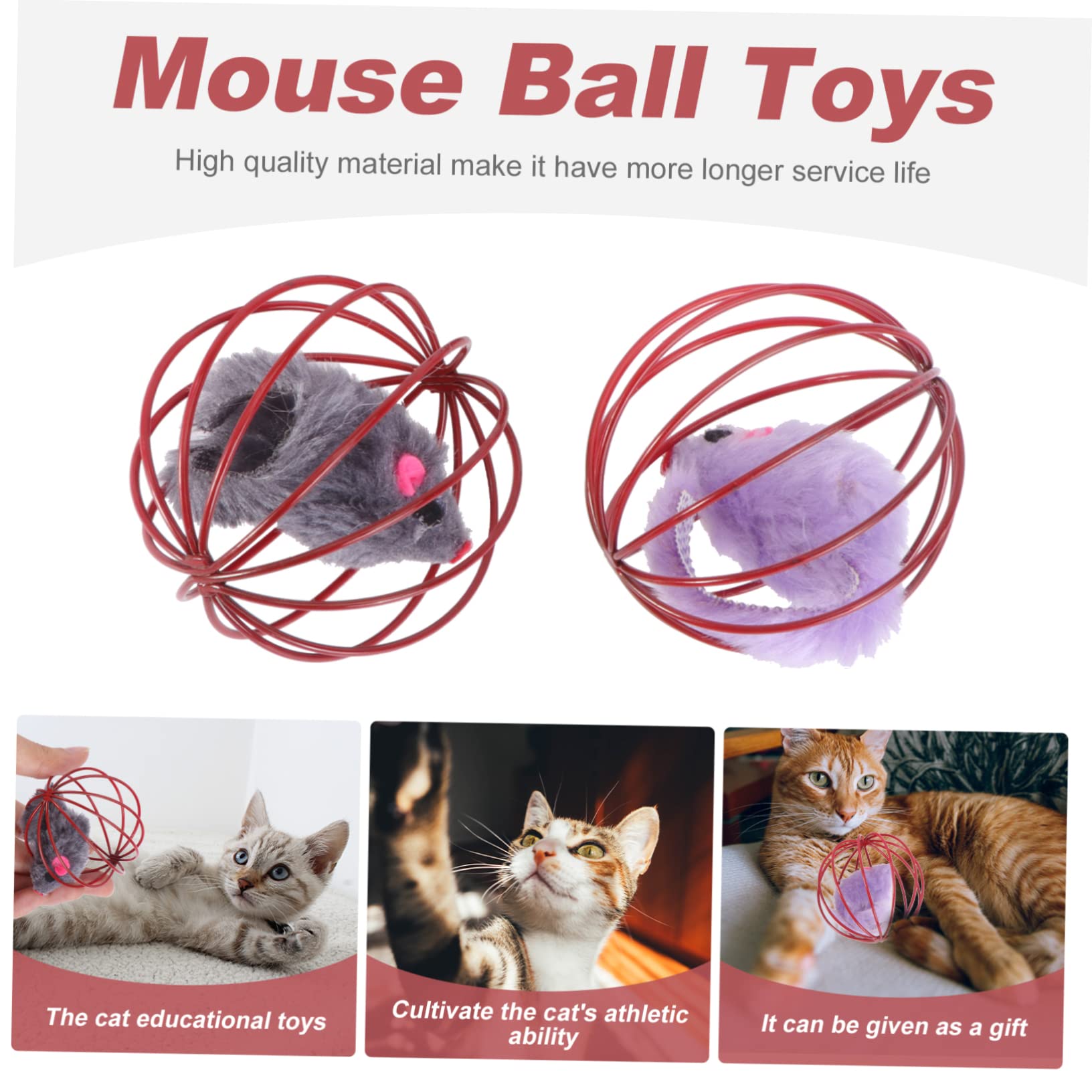 VANZACK 15piezas De Ratón para Gatos Juguetes Interactivos De Estimulación Mental Aleatorios Juguetes De Divertidos para Mascotas