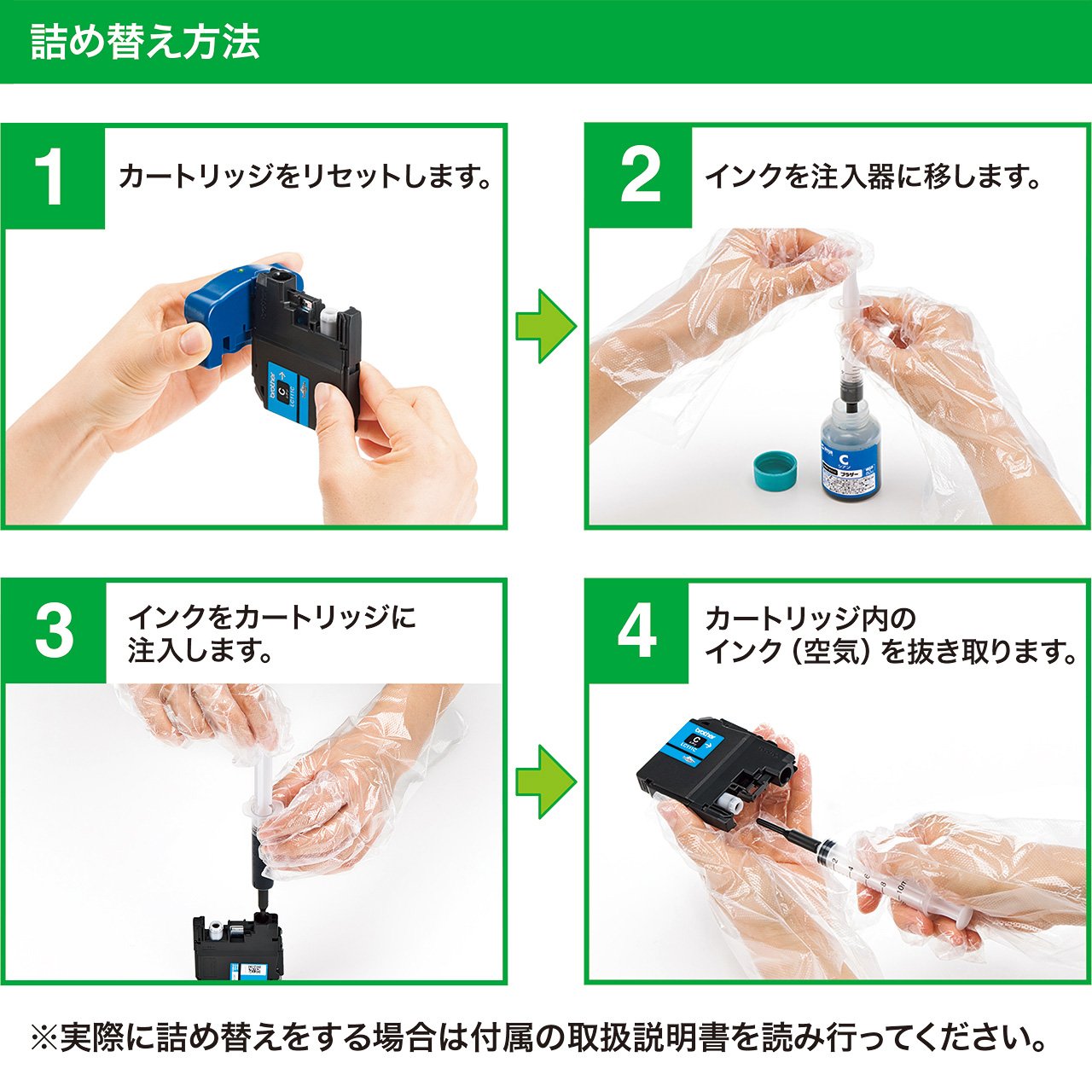 Amazon.co.jp: サンワサプライ 詰め替えインク LC111・113・115・117