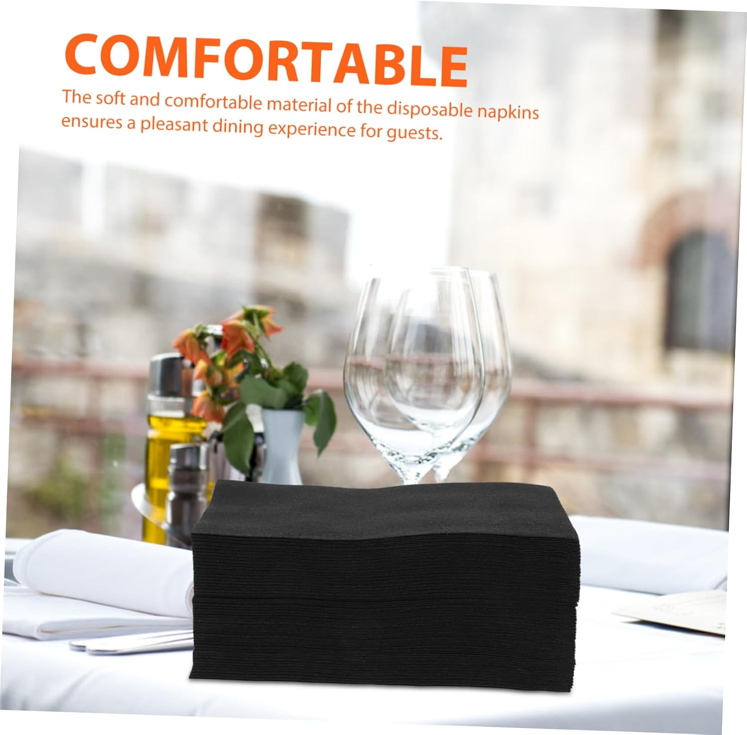 50pcs Disposable Dinner Napkins Dust Party Serviettes for Weddings Holiday Gatherings and Events Soft Skin-friendly Design Convenient Cleanup
