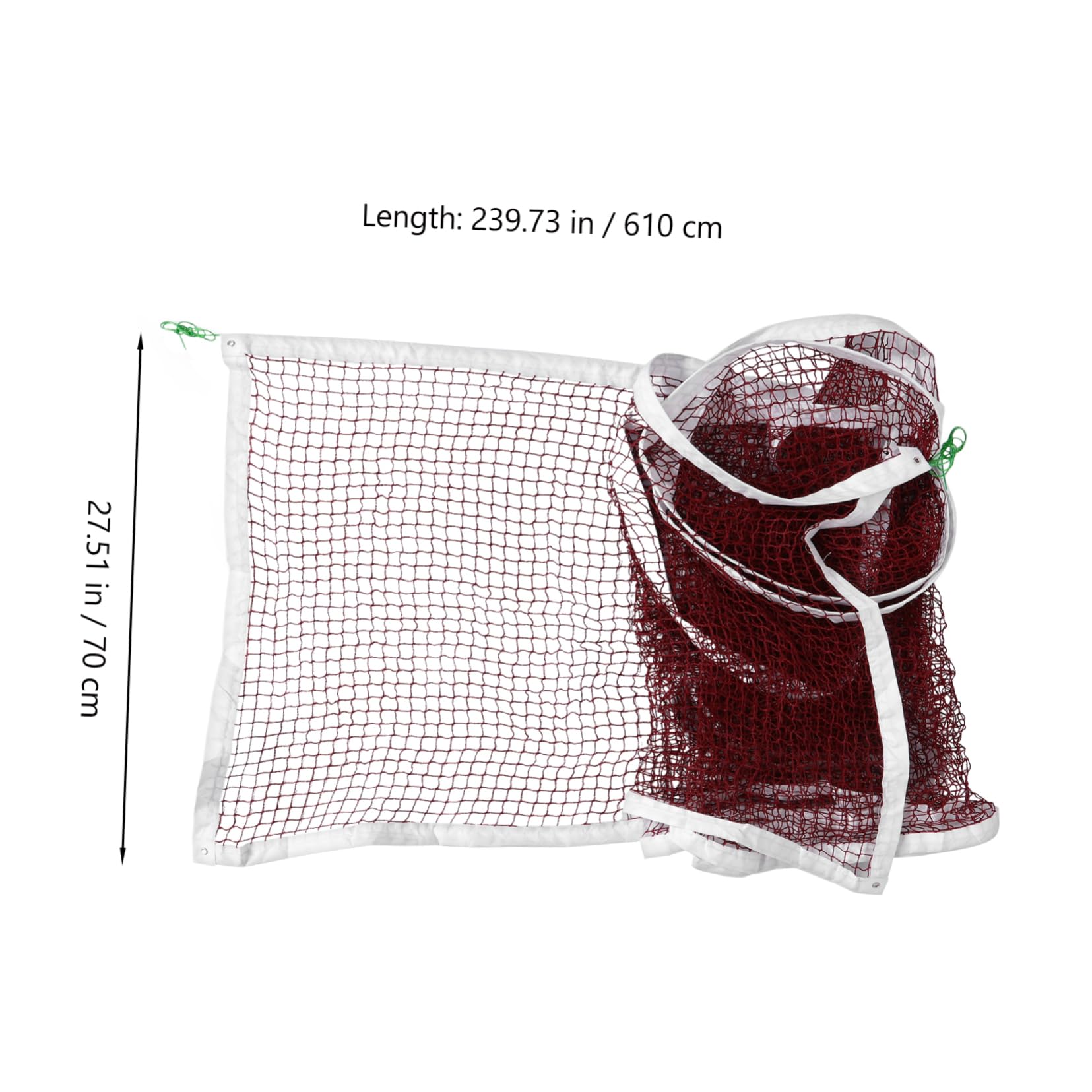 UKCOCO Folding Badminton Net Badminton Net Set Sports Netting Lightweight for Outdoor Indoor Play