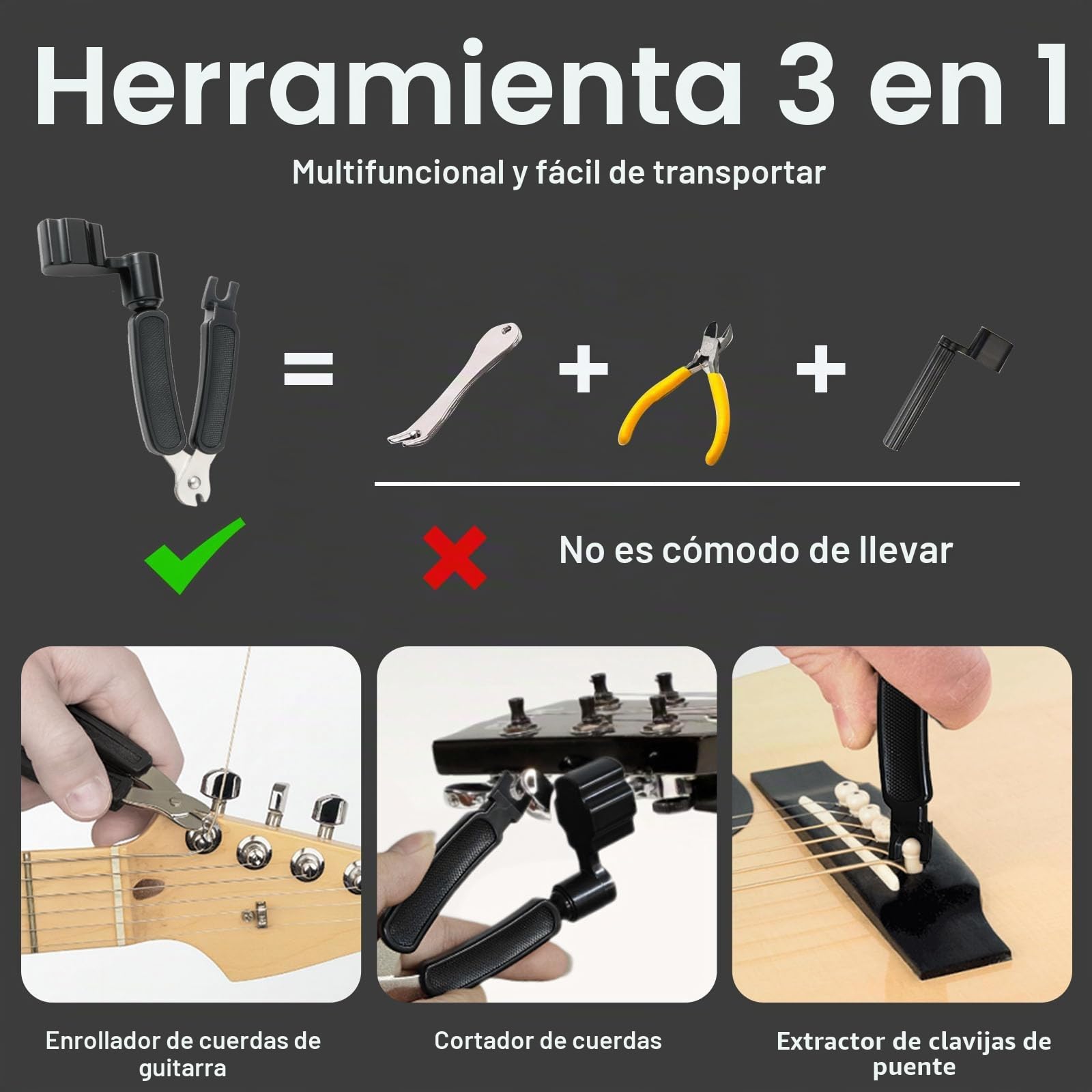 Kit Mantenimiento Guitarra 9 piezas, Kit Limpieza Guitarra: Fret Polish, Guitar Cleaning Solution, Fretboard Lemon Oil, Guitar String Cleaning & Polish