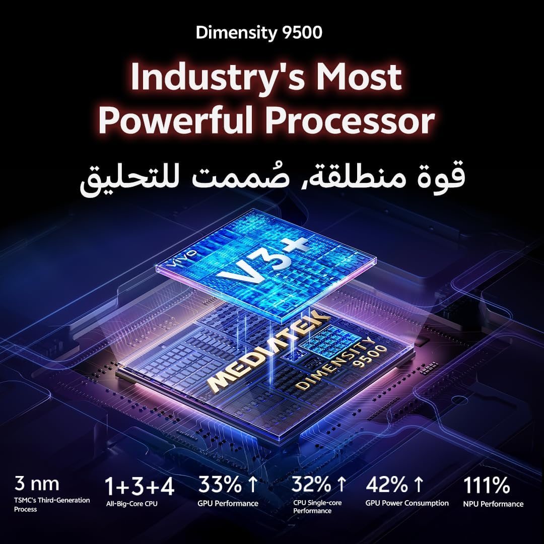 Budget | vivo X300 5G | AMOLED 120Hz| 200MP ZEISS Camera| MediaTek Dimensity 9500 | IP69 | Magnetic Case 30M Warranty, 12M Screen Replacement – Type Approved | 120Hz | 5G 2026 - view 6