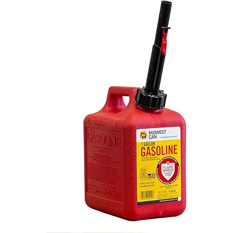 Quick-Flow Spout 1-Gallon Auto Shut-Off Gasoline Can