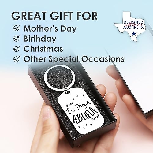 Miniatura 3 de Rosa Vila Keychains For Women & Men, Gifts For Mom, Bonus Mom, Aunt, Sister, Dad, Grandma, Nurse, Teens, Coach, Teacher Pilot