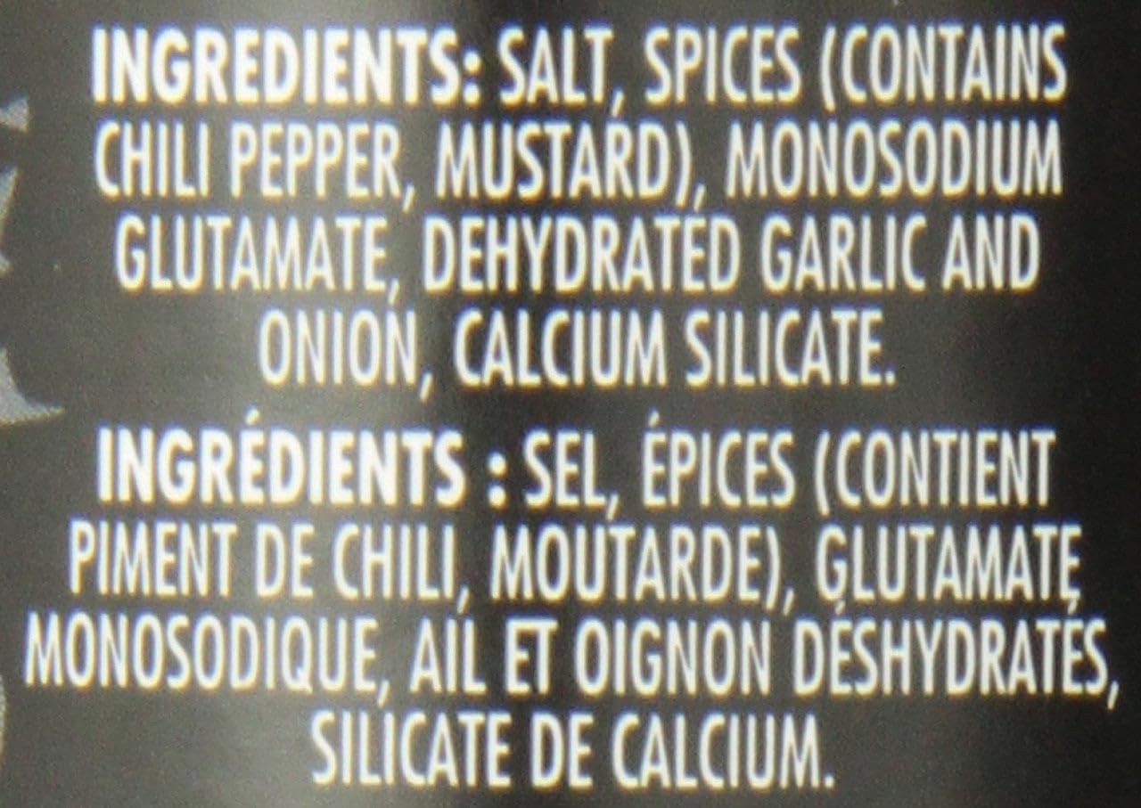 Hy's Seasoning Salt - 450g/15.9oz, 12 Pack {Imported from Canada}
