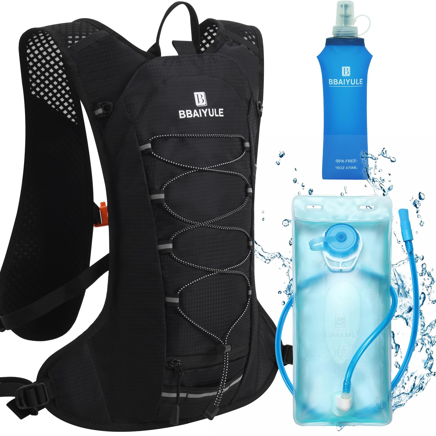 Custom Hydration Pack Cycling Running Hydration Backpack With Water - View #2