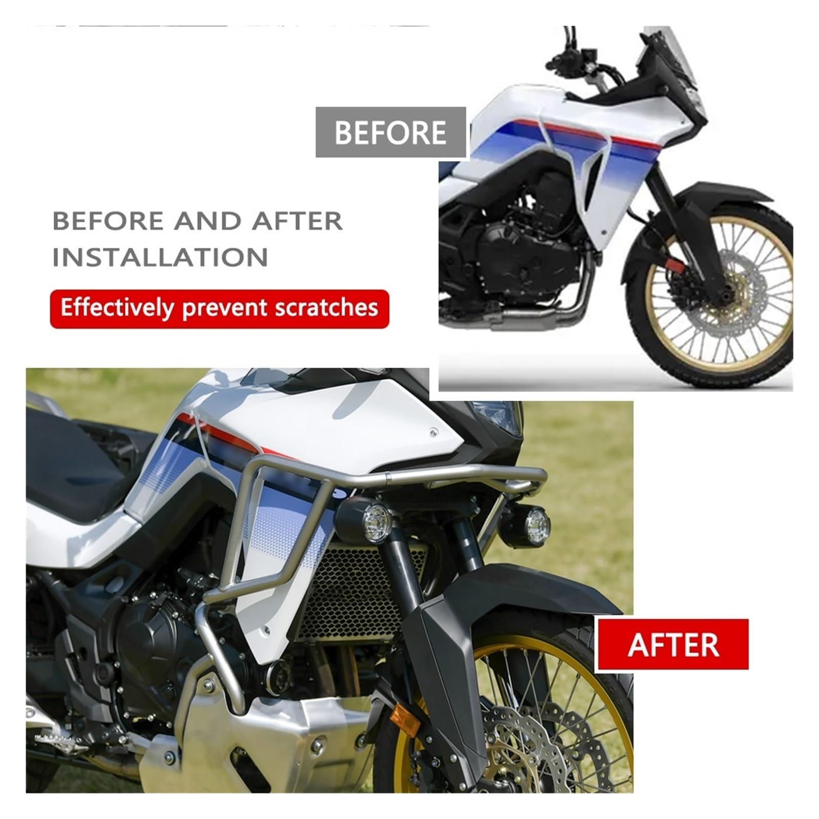 Motocykl Ochraniacz Zderzaka Gmoli Motocyklowych Pasuje Do Transalp Xl750 2023 2024 2025 Owiewka Do Motocykla Rama Górna Dolna Osłona Silnika
