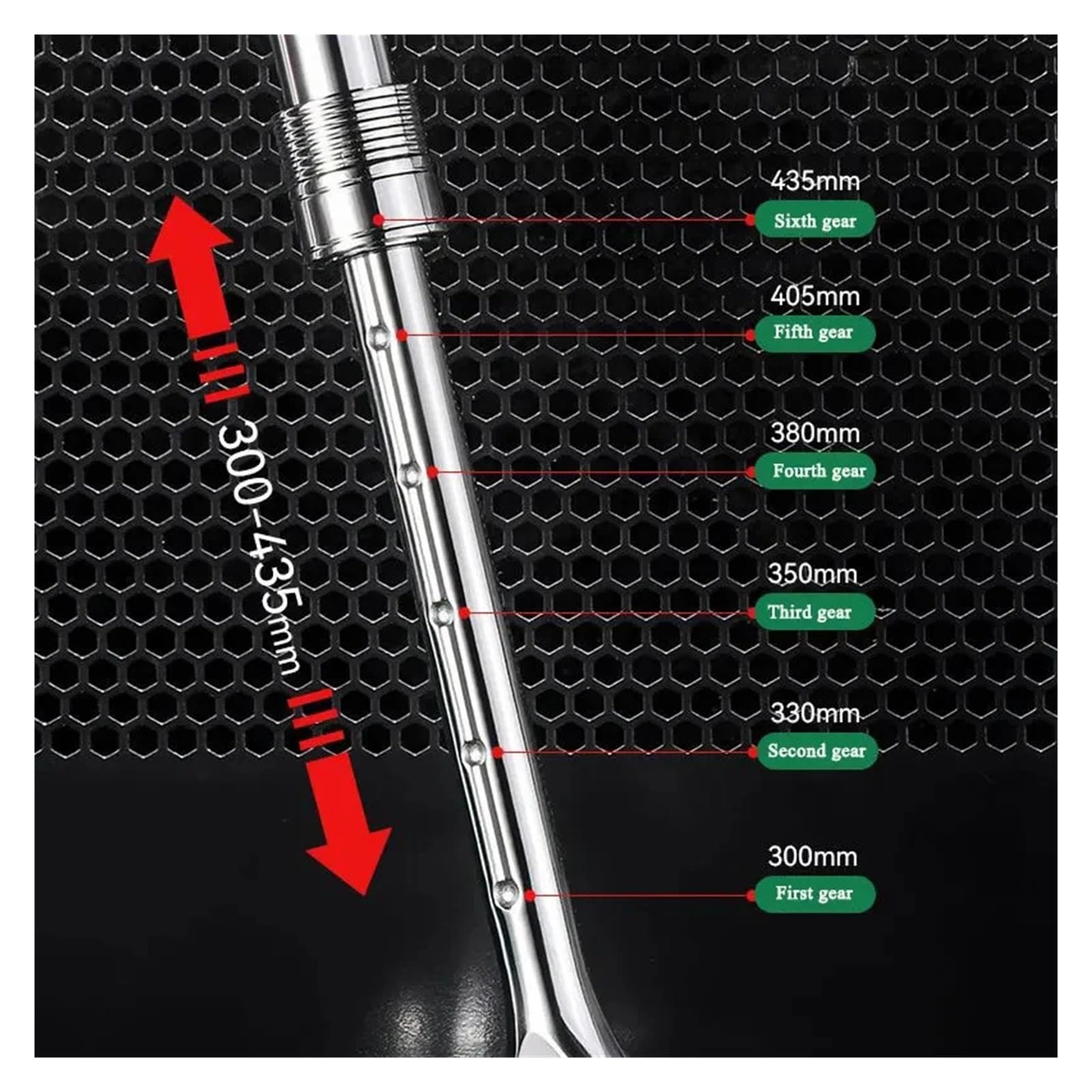 1/4 "3/8" 1/2 "Pollici Chiave A Cricchetto 72 Denti Estensibile Telescopica Multifunzionale Presa Piastra A Maniglia Strumento Preciso(1-2)