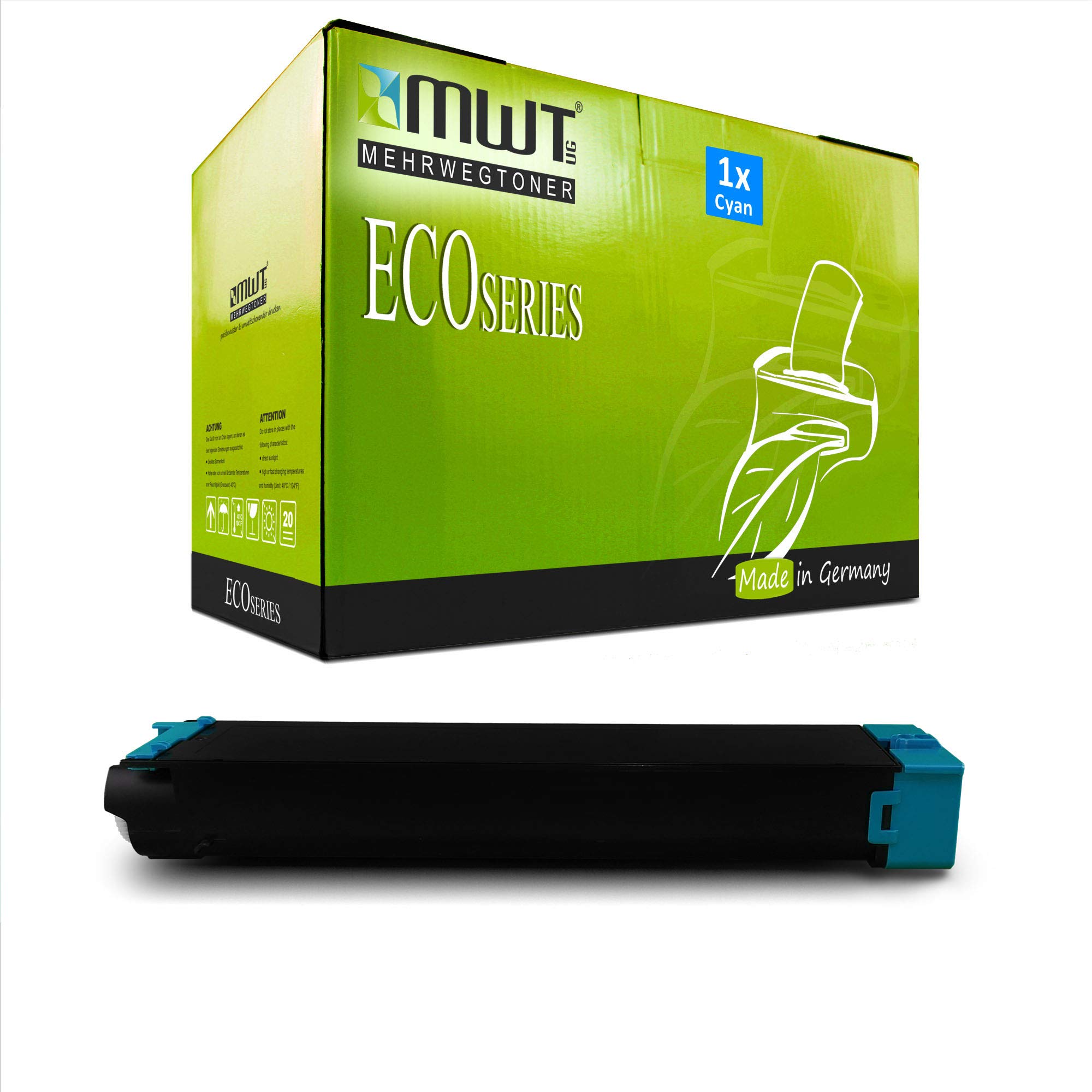 Cartouche MWT Cyan MXC38GTC pour rapports Sharp MX-C380P - 8