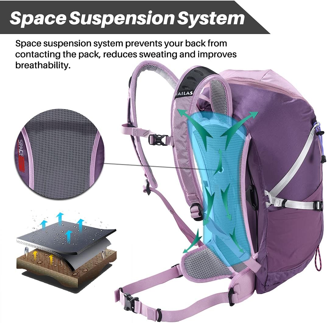 KAILAS 22L Hiking Daypack Lightweight Backpack for Women/Men Waterproof Camping Travel Outdoor Backpack : Sports & Outdoors