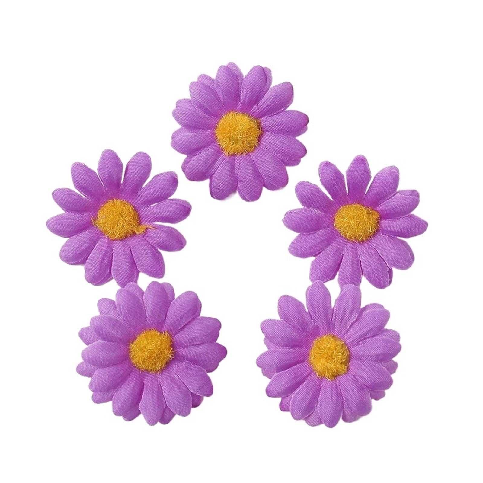 Casetlong 10/20Pcs Artificial Flower Silk Simulation For Living Room Kitchen Decoration Garden Decor DIY Accessory(Purple,20pcs)