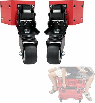 Packout Wheels Compatible with Milwaukee Packout Toolbox, DualWheel Design