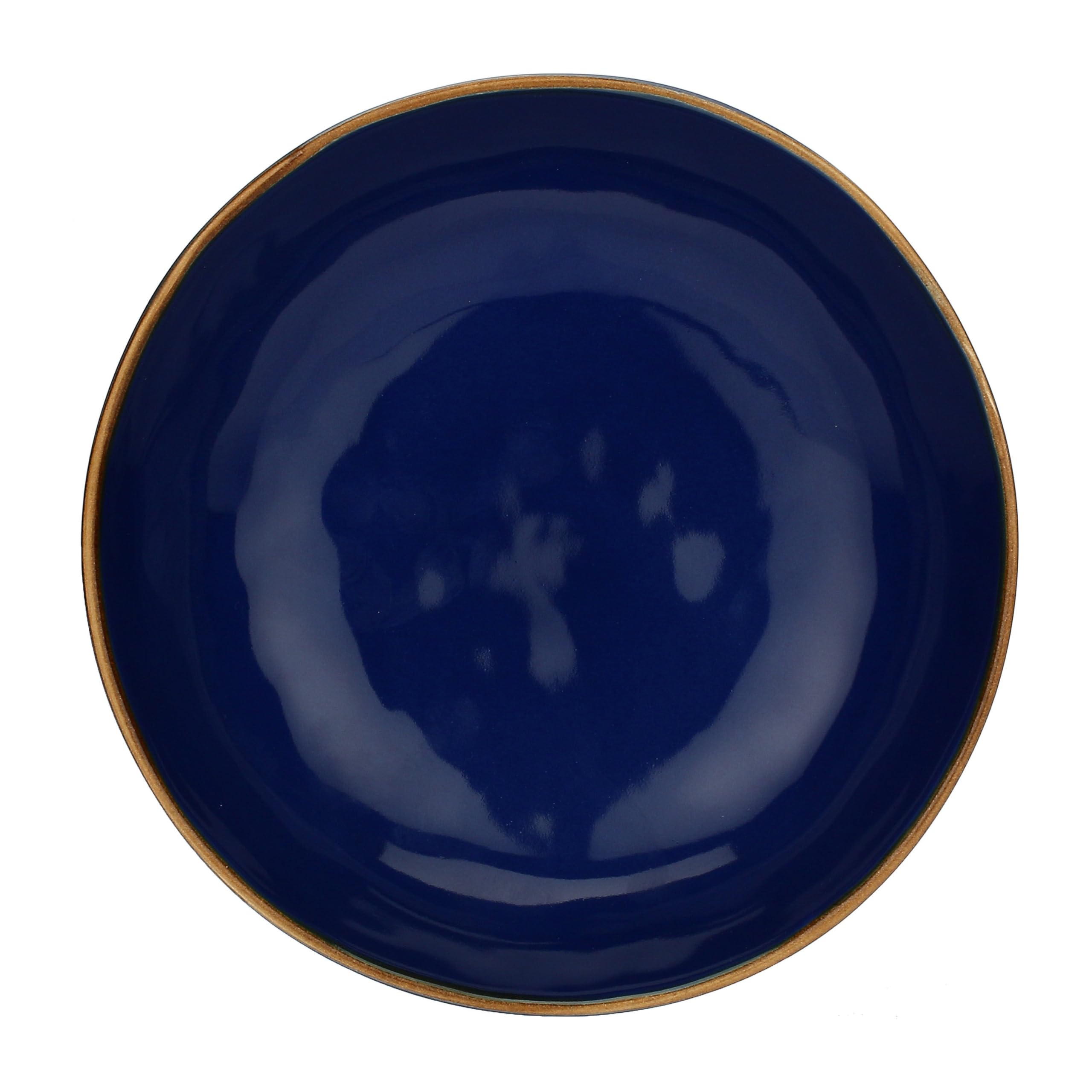 Rose & Tulipani Milano Cobalt Blue Rose & Tulipani Concerto Soup Plate Stoneware, 21Cm