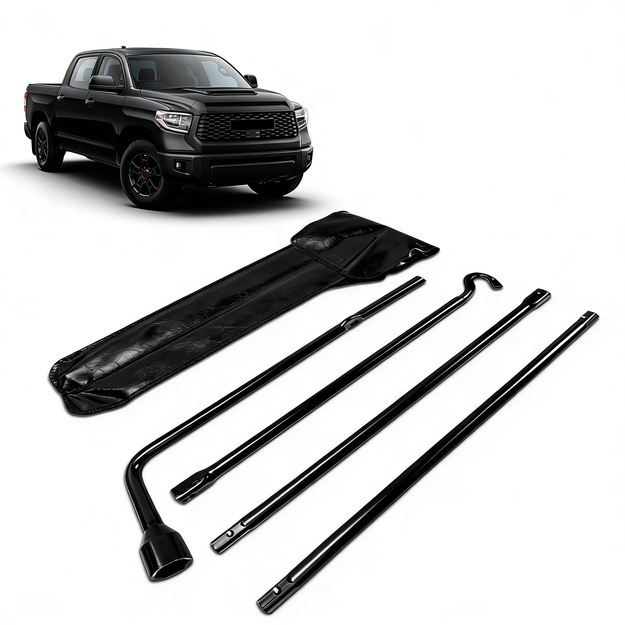 Xongjojo Upgraded Tundra/Sequoia Heavy Duty Spare Tire Tool Kit Compatible with 2007-2021 Tundra, 2008-2021 Sequoia OEM Replacement