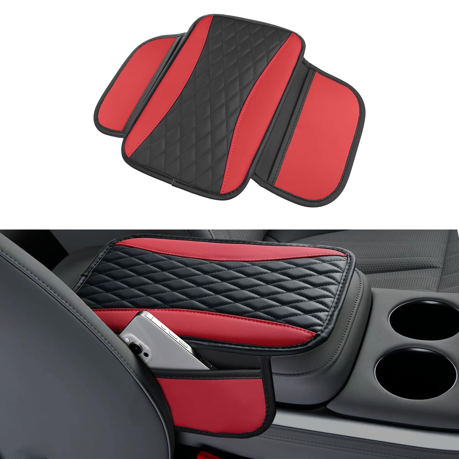 HFFTYU Car Armrest Cover for Nissan NV200 EVALIA Bus M20 2010-2019